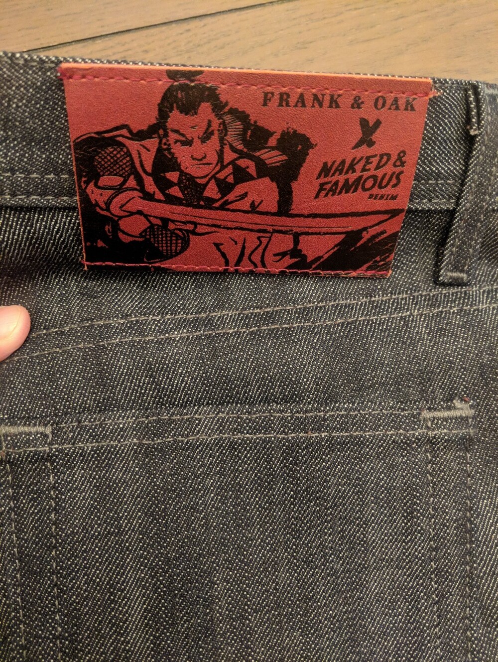 Frank & Oak Black Selvedge Men’s Jeans